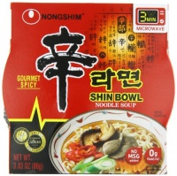 Nongshim Shin Bowl Gourmet Spicy, 3.03 Ounce (Pack of 12)