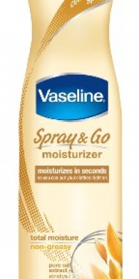 Vaseline Spray and Go Moisturizer in Total Moisture, 6.5 Ounce