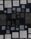 Area Rug 2x12 Runner Contemporary Black Color - Momeni New Wave Rug from RugPal - FREE Shipping