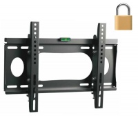 InstallerParts Flat TV Mount 23~37 Lockable Tilt Slim Type WLT102S-- For LCD LED Plasma TV Flat Panel Displays -- This Locking Wall Mount Bracket is Perfect for Hotels or Outdoor Locations. Fits Toshiba, Samsung, LG, Vizio, Panasonic, Sony and More!