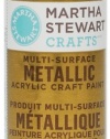 Martha Stewart 32103 2-Ounce Acrylic Metallic Paint, Gold