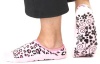 Skidders Women's Gripper Socks - Pink Leopard