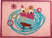 Zutano Owls Rug, Pink