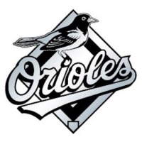 Caseys Distributing 8162053044 Baltimore Orioles Silver Auto Emblem