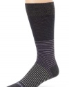 HUGO BOSS Men's Microstripe Dress Mid Calf Sock