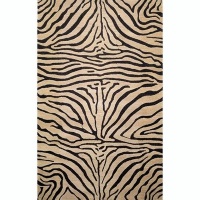 Seville Zebra Neutral Rug Rug Size: 8' x 10'