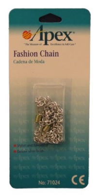 Silver Eyeglass Holder Fashion Chain By Apex Medical