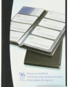 Rolodex Vinyl Business Card Book with A-Z Tabs, Holds 96 Cards of 2.25 x 4 Inches, Black (67467)