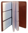 Leather Business Card Organizer Holder Wallet Available in Different Colors