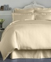 Charter Club Bedding, Damask Stripe 500 TC Thread Count Natural Ivory Full Size Bedskirt