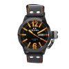 TW Steel Men's CE1027 CEO Canteen Black Leather Dial Watch