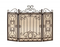 Wrough Iron Fire Place Screen