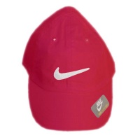 Nike Girls 12-24 Months Swoosh Cap (12/24 Months (One Size), Dark Pink)