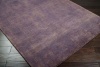 Area Rug 2x3 Rectangle Natural Fiber Purple Color - Surya Noble Rug from RugPal