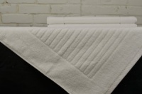 Luxury 4 Piece Piano Key Hotel/Spa/Gym Collection 100 Percent Turkish Cotton Bath Mat Set