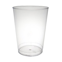 Northwest Enterprises Hard Plastic 10-Ounce Party Cups and Tumblers, Clear, 25-Count