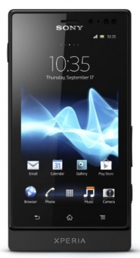 Sony Xperia sola MT27i-BLK Unlocked Phone with 5 MP Camera, Android 2.3 OS, 1 GHz Dual-Core Processor, and 3.7-Inch Touchscreen--U.S. Warranty (Black)