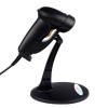 USB Automatic Barcode Scanner Scanning Barcode Bar-code Reader with Hands Free Adjustable Stand (Black)