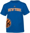 NBA New York Knicks Youth 8-20 Short Sleeve T-Shirt Getting Big, Blue