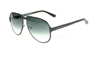 Marc By Marc Jacobs 193 Brushed Black Frame/Grey Gradient Lens Metal Sunglasses