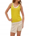 Gucci Yellow Cashmere Sweater Sweater Knit Vest Top. S