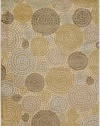 Surya BSL7128-457 Geometric Contemporary Area Rug, 4-Feet by 5-Feet 7-Inch, Multicolored