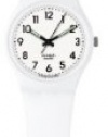 Swatch Women's GW151 Quartz Plastic White Dial Watch