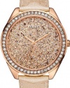 GUESS Women's U0155L1 Rose Gold-Tone Dazzling Sport Watch