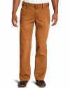 Haggar Men's Life Khaki Sand Washed Straight Fit Chino Pant