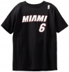 NBA Miami Heat Black The Go To T-Shirt LeBron James #6