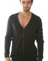 Converse by John Varvatos Men's Long-Sleeve Thermal Cardigan