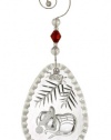 Waterford ® Crystal Twas the Night Before Christmas Dated Ornament, Christmas Mouse, 2nd in Series