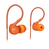 MEElectronics M6-OG-MEE Sport Noise-Isolating In-Ear Headphones with Memory Wire (Orange)