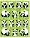 Pandas Shape Stickers; 84 per Pack; Multi-Colored; no. CD-168021