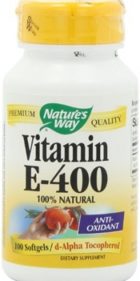 Nature's Way Vitamin E 400 IU, 100 Softgels