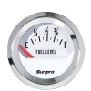 Sunpro CP8209 StyleLine Electrical Fuel Level Gauge - White Dial