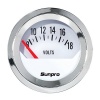 Sunpro CP8205 StyleLine Voltmeter - White Dial