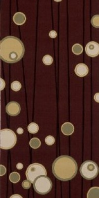 Area Rug 2x8 Runner Contemporary Burgundy Color - Momeni Elements Rug from RugPal