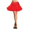 Layered Tulle Petticoat Red - Plus