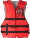 X20 Universal Adult Life Jacket Vest - Red & Black