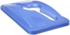 Rubbermaid Commercial 1788372 Single Stream Recycling Top, For Slim Jim Container, 21-3/32 Length x 12-3/32 Width x 5.4 Height, Blue