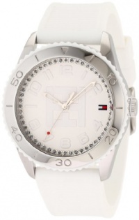 Tommy Hilfiger Women's 1781122 Sport Stainless Steel White Silicon Watch