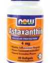 Now Foods Astaxanthin Softgels, 4 mg, 90 Count