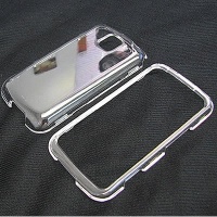 Hard Snap-on Shield CLEAR TRANSPARENT Faceplate Cover Sleeve Case for LG MS690 OPTIMUS M (METROPCS) [WCE463]