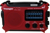 Kaito Electronics Inc. KA500RED Voyager Emergency Radio- Red