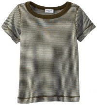 Splendid Littles Baby-boys  Always Mini Stripe Crew Tee, Trooper, 12-18 Months