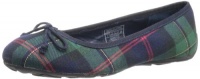 Polo Ralph Lauren Kids Allie Slipper (Toddler/Little Kid/Big Kid),Navy Tartan,2.5 M US Little Kid