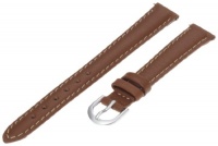 Timex Women's Q7B852 Padded Calfskin 12mm Brown Replacement Watchband