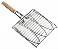 GrillPro 24014 Non-Stick Triple Fish Basket