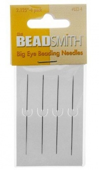 Big Eye Needles Beading (Set Of 4) - Easiest Needle To Thread